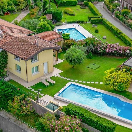 Piscina Panoramica - La Casa Volante Villa โซยาโน เดล ลาโก ภายนอก รูปภาพ