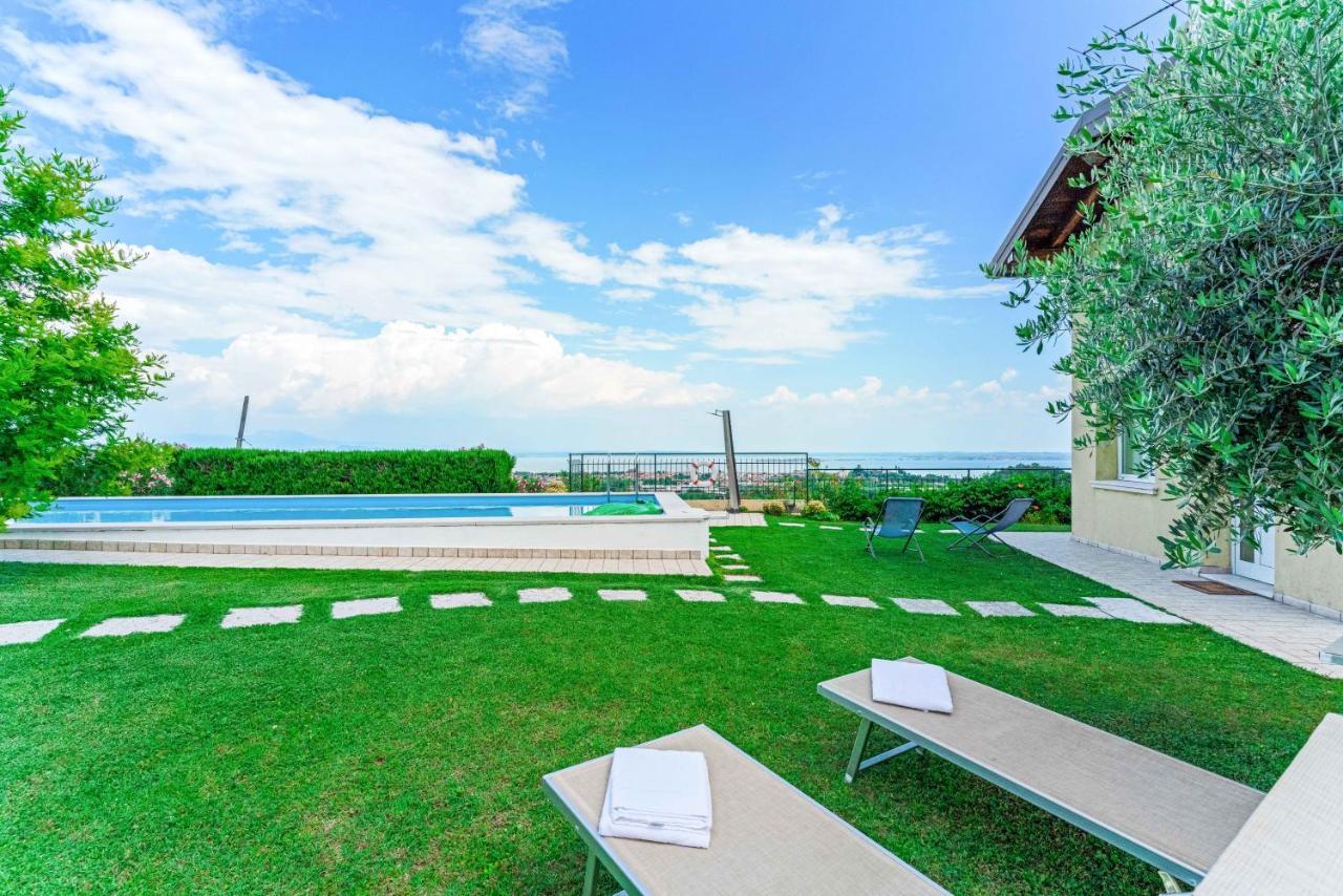 Piscina Panoramica - La Casa Volante Villa โซยาโน เดล ลาโก ภายนอก รูปภาพ